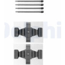Delphi LX0398 Zubehörsatz, Scheibenbremsbelag