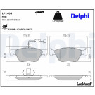 Delphi | Bremsbelagsatz, Scheibenbremse | LP1408