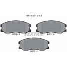 Textar Bremsbelagsatz, Scheibenbremse Q+ 2451001