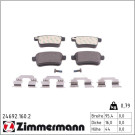 Zimmermann Bremsbelagsatz, Scheibenbremse 24692.160.2