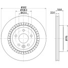 Hella | Bremsscheibe | 8DD 355 129-151