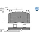 Meyle Bremsbelagsatz, Scheibenbremse MEYLE-ORIGINAL: True to OE 025 237 5716