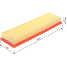 BOSCH 1 457 433 158 Luftfilter