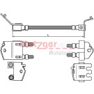 Metzger | Bremsschlauch | 4112543