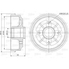 Valeo | Bremstrommel | 237001