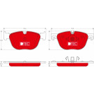 GDB1726DTE Bremsbelagsatz, Scheibenbremse DTEC COTEC GDB1726DTE Bremsbelagsatz, Scheibenbremse DTEC COTEC