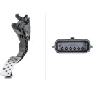 Hella | Sensor, Fahrpedalstellung | 6PV 009 978-821