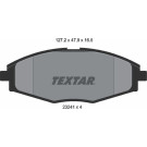 Textar | Bremsbelagsatz, Scheibenbremse | 2324102