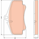 GDB1777 Bremsbelagsatz, Scheibenbremse GDB1777 Bremsbelagsatz, Scheibenbremse