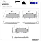 Delphi Bremsbelagsatz, Scheibenbremse LP2082