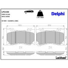 Delphi Bremsbelagsatz, Scheibenbremse LP2156