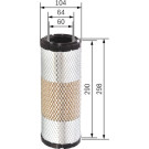 BOSCH F 026 400 320 Luftfilter