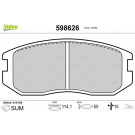 Valeo | Bremsbelagsatz, Scheibenbremse | 598626