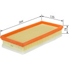 BOSCH F 026 400 172 Luftfilter