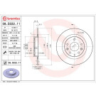 Brembo | Bremsscheibe | 08.D222.11