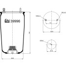 FEBI BILSTEIN 39996 Federbalg, Luftfederung FEBI BILSTEIN 39996 Federbalg, Luftfederung