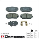 Zimmermann Bremsbelagsatz, Scheibenbremse 25365.165.2