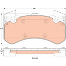 GDB1911 Bremsbelagsatz, Scheibenbremse GDB1911 Bremsbelagsatz, Scheibenbremse