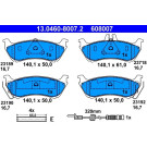 13.0460-8007.2 Bremsbelagsatz, Scheibenbremse