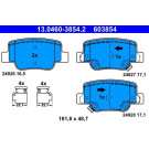 13.0460-3854.2 Bremsbelagsatz, Scheibenbremse