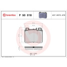 P 50 018 Bremsbelagsatz, Scheibenbremse PRIME LINE