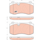 GDB1733 Bremsbelagsatz, Scheibenbremse COTEC GDB1733 Bremsbelagsatz, Scheibenbremse COTEC