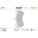 302287 Bremsbelagsatz, Scheibenbremse ESSENTIAL