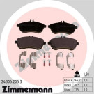 Zimmermann | Bremsbelagsatz, Scheibenbremse | 24306.205.3