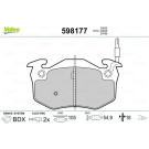 Valeo | Bremsbelagsatz, Scheibenbremse | 598177