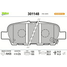 301148 Bremsbelagsatz, Scheibenbremse ESSENTIAL