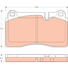 GDB2048 Bremsbelagsatz, Scheibenbremse GDB2048 Bremsbelagsatz, Scheibenbremse