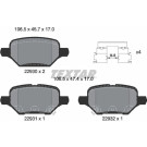 Textar Bremsbelagsatz, Scheibenbremse Q+ 2293001