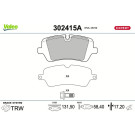 Valeo | Bremsbelagsatz, Scheibenbremse | 302415A
