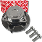 FEBI BILSTEIN 180128 Radlagersatz Hinterachse, Radlager in Radnabe integriert, mit ABS-Sensorring, 91 mm, Schrägkugellager