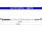 24.3727-0579.2 Seilzug, Feststellbremse 24.3727-0579.2 Seilzug, Feststellbremse