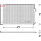 Denso | Kondensator, Klimaanlage | DCN15001