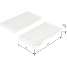 BOSCH 1 987 432 277 Innenraumfilter