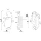 Mahle | Ölkühler, Motoröl | CLC 277 000S