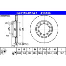 24.0116-0134.1 Bremsscheibe