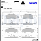 Delphi | Bremsbelagsatz, Scheibenbremse | LP1299 Delphi | Bremsbelagsatz, Scheibenbremse | LP1299