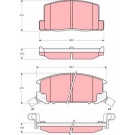 GDB3058 Bremsbelagsatz, Scheibenbremse