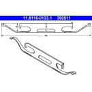 2 x ATE Feder, Bremssattel | 11.8116-0133.1