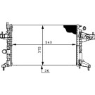 Mahle | Kühler, Motorkühlung | CR 389 000S