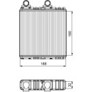 Valeo | Wärmetauscher, Innenraumheizung | 811554