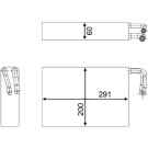 Mahle | Verdampfer, Klimaanlage | AE 86 000S