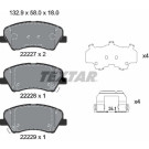 Textar Bremsbelagsatz, Scheibenbremse Q+ 2222701 Textar Bremsbelagsatz, Scheibenbremse Q+ 2222701
