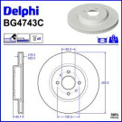 Delphi Bremsscheibe BG4743C