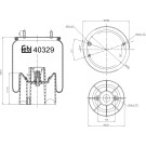 FEBI BILSTEIN 40329 Federbalg, Luftfederung