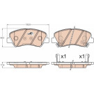 GDB3548 Bremsbelagsatz, Scheibenbremse COTEC GDB3548 Bremsbelagsatz, Scheibenbremse COTEC