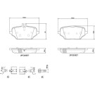 Brembo | Bremsbelagsatz, Scheibenbremse | P 50 162